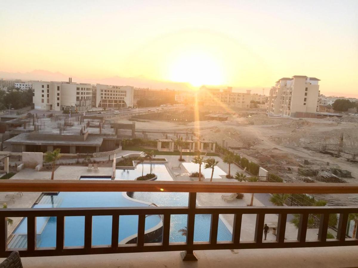 Stylish Pool View Studio In Al Dau Heights Apartment Hurghada Luaran gambar